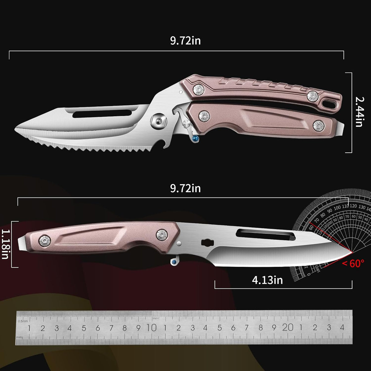 Tingling Heavy Duty Poultry Shears, Kitchen Scissors for Chicken Turkey