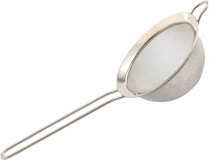 Norpro Stainless Steel Strainer, 4-inch, Silver, 1 Count (Pack of 1)