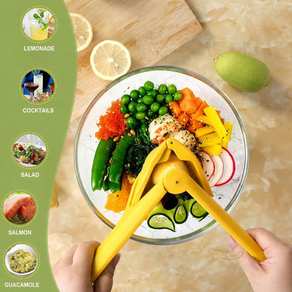 Lemon Squeezer, Effortless Manual Flat Lime Juicer Hand Press