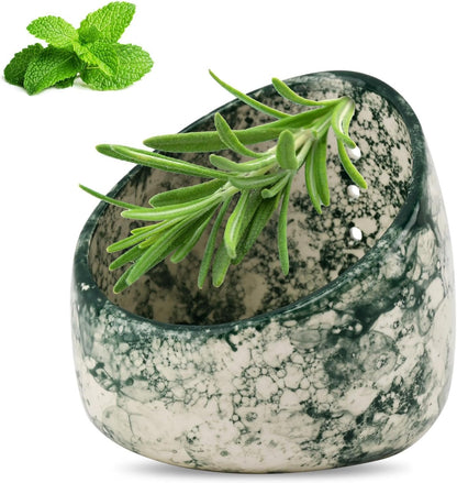 Ceramic Herb Stripper – w/Round Holes for Kale/Cilantro/Thyme/Parsley