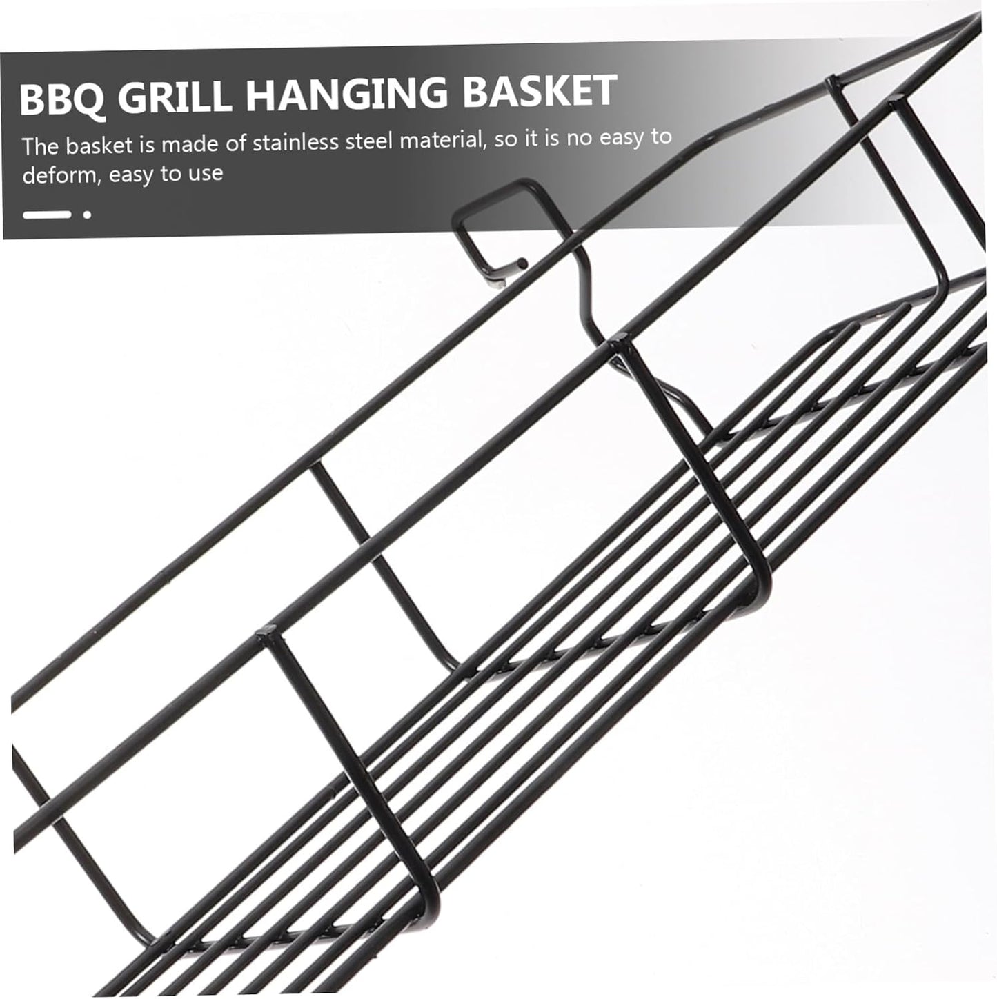 MERRYHAPY Grill Basket Sturdy Storage for Bbq Tools Kitchen Hanging Condiment Bottle Holder Metal Organizing Basket Random Color