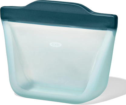 OXO Good Grips Silicone Reusable Bag - Stand-Up Cup (8 oz) - Oat