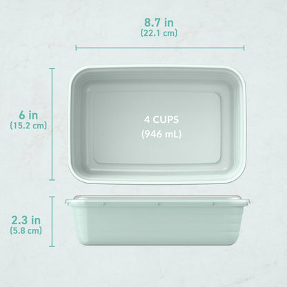Bentgo Prep - 20-Piece 1-Compartment Reusable Meal Prep Containers with Lids, PFAS & BPA Free Materials, Durable, Microwave, Freezer, & Dishwasher Safe To Go Food Storage (Gold)