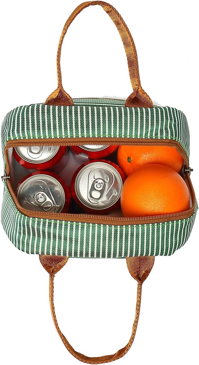 FlowFly Insulated Lunch Cooler Bag - Tote Bag Organizer for Women/Men, Black - Colors B