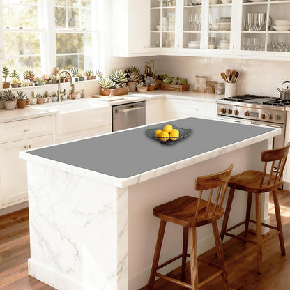 Extra Large Silicone Mat 78.7''x23.6''(200cmx60cm), Large Silicone Mats for Kitchen Counter, Multipurpose Heat Resistant Mat, Waterproof Placemat for Countertop Protector, Black