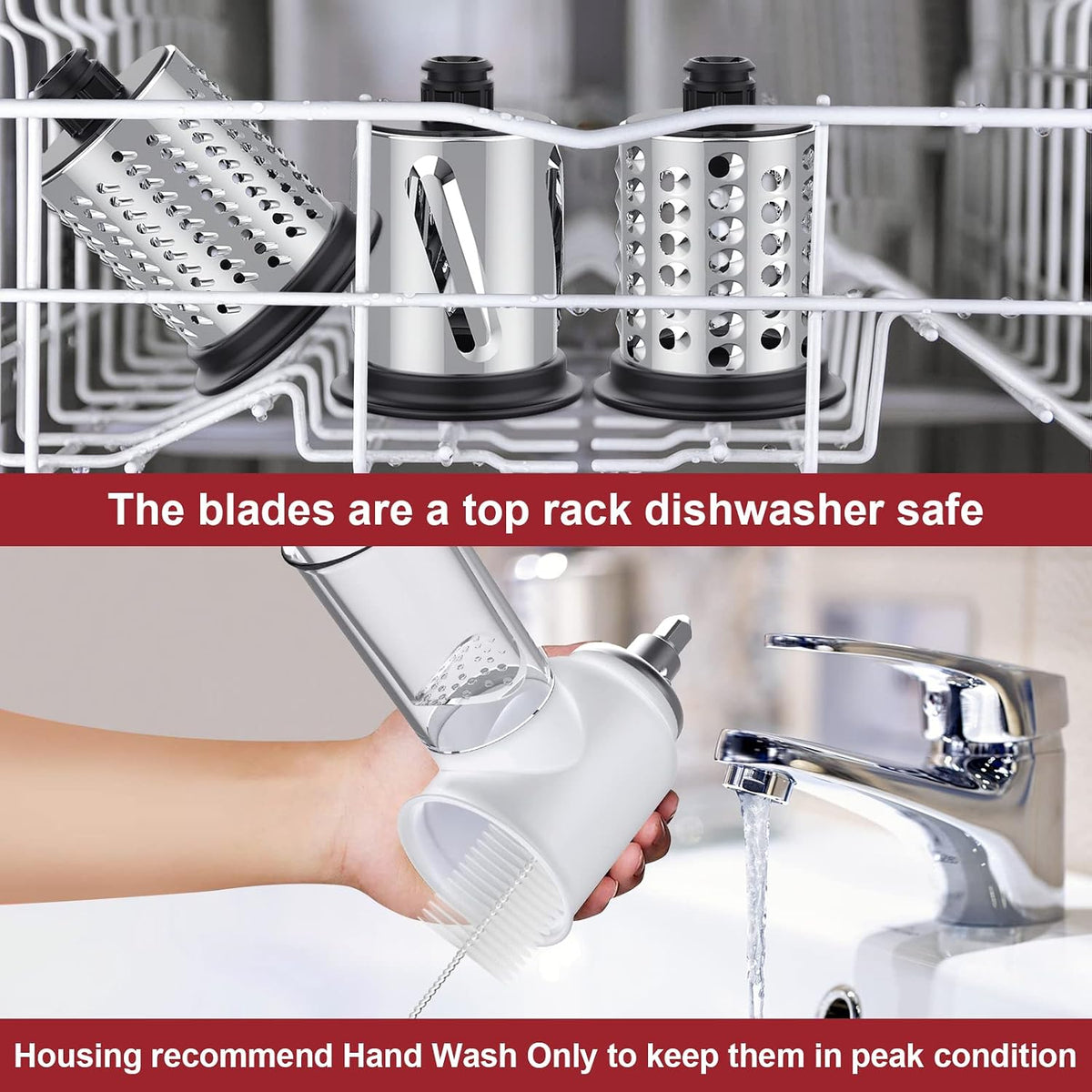 GVODE Slicer Shredder Attachment for KitchenAid Stand Mixers,Food Processor
