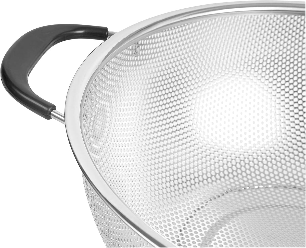 Restaurantware 6 qt Stainless Steel Over The Sink Colander