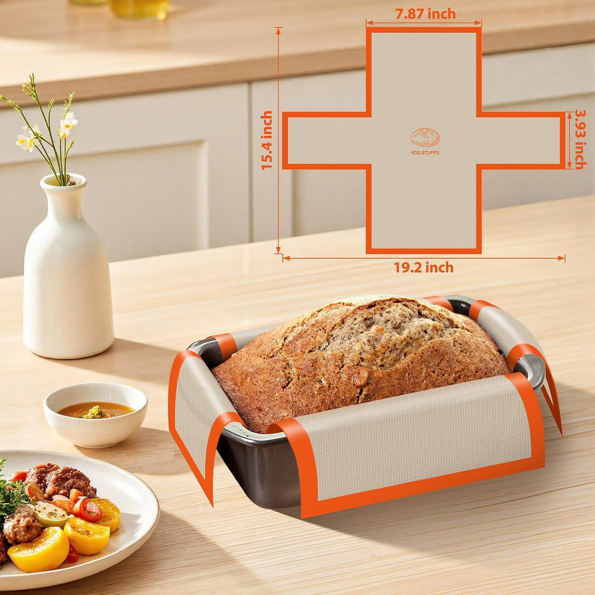Silicone Baking Mat, Nonstick & Reusable