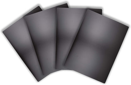 Extra Large Black Cutting Board Mats 4 Pack, NSF Certified HDPE for Restaurants, 24x18 Inch