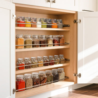 ComSaf Set of 3 Square Glass Jars with Airtight Lids (51 Oz) — Wire Clamp Canisters for Small-Batch Pickling, Kimchi, Bulk Dry Food, Wide Mouth Space Saving Kitchen Pantry Organization Jars