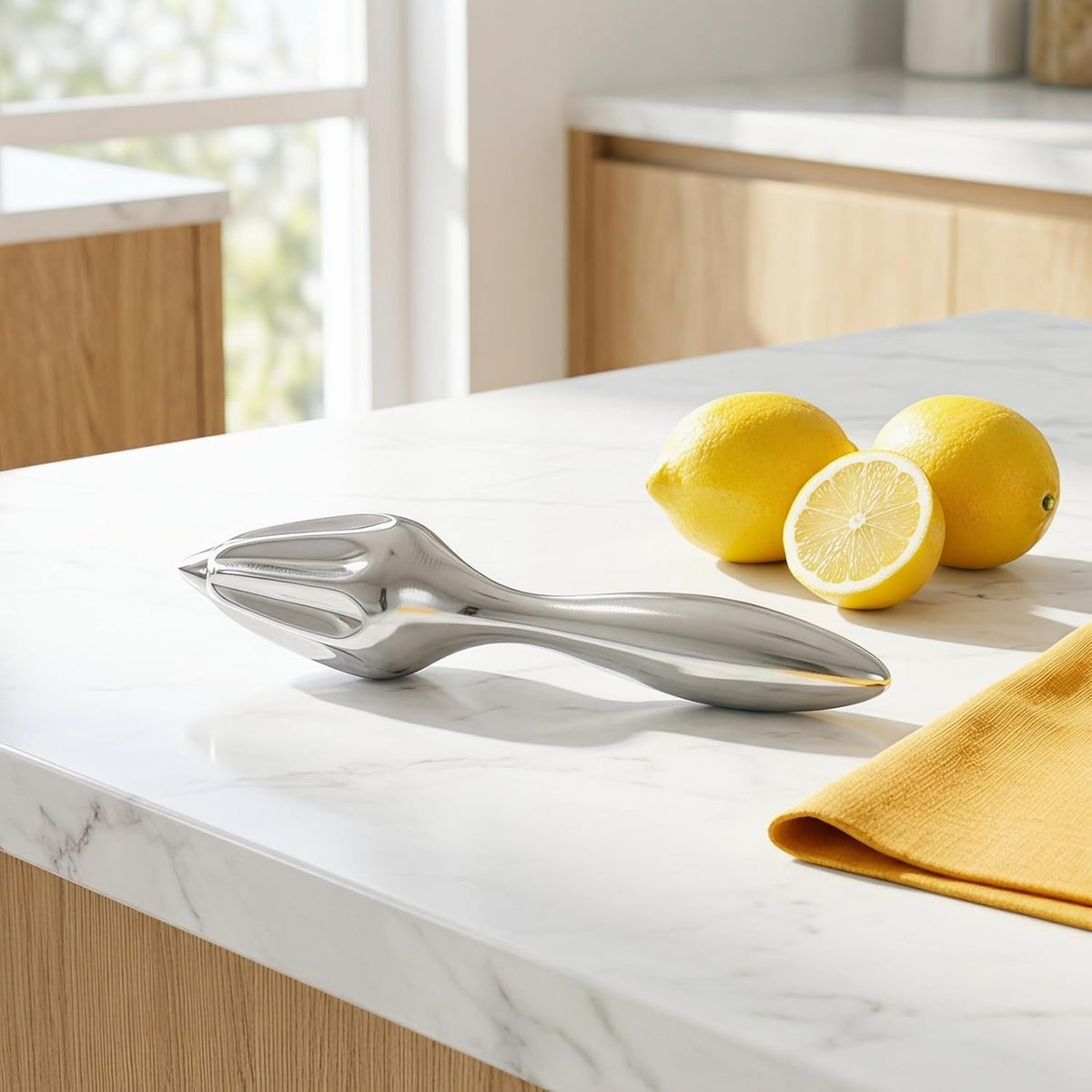CALLARON Manual Citrus Reamer Handheld Lemon Squeezer Fruit Juicer Cone Kitchen Supply for Orange and Lime Juice Extraction Comfort-Grip Handle 7.87 X 1.77 X 1.77 in