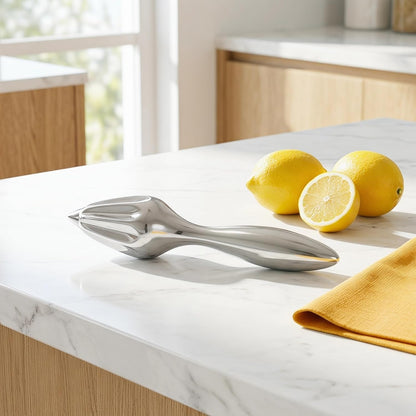 CALLARON Manual Citrus Reamer Handheld Lemon Squeezer Fruit Juicer Cone Kitchen Supply for Orange and Lime Juice Extraction Comfort-Grip Handle 7.87 X 1.77 X 1.77 in