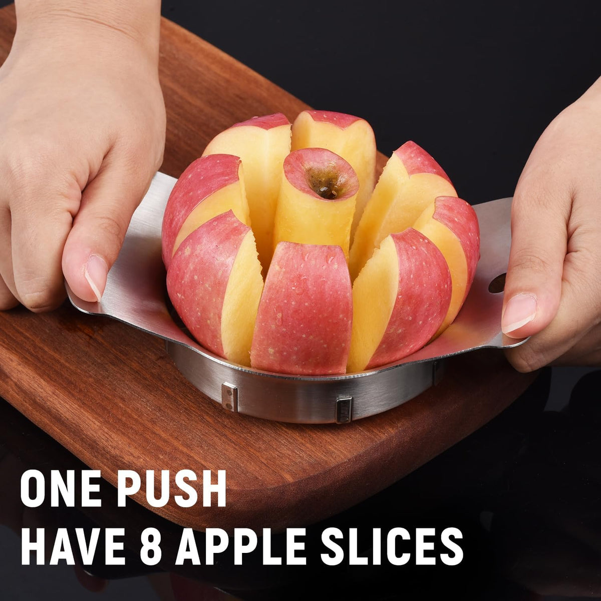 Apple Slicer, ARRITZ Stainless Steel Apple Cutter 8 Slices, Sharp Blade