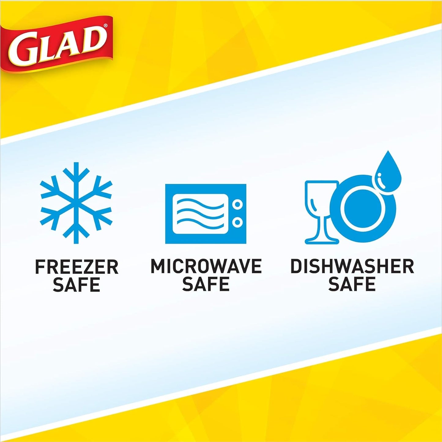Glad GladWare MatchWare Food Storage Containers with Lids, BPA Free Reusable Plastic 20 Piece Variety Pack for Lunches, Meal Prep, and Leftovers, Leak Resistant, Microwave and Dishwasher Safe