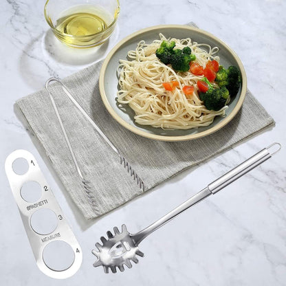 3 Pieces Stainless Steel Spaghetti Server Set