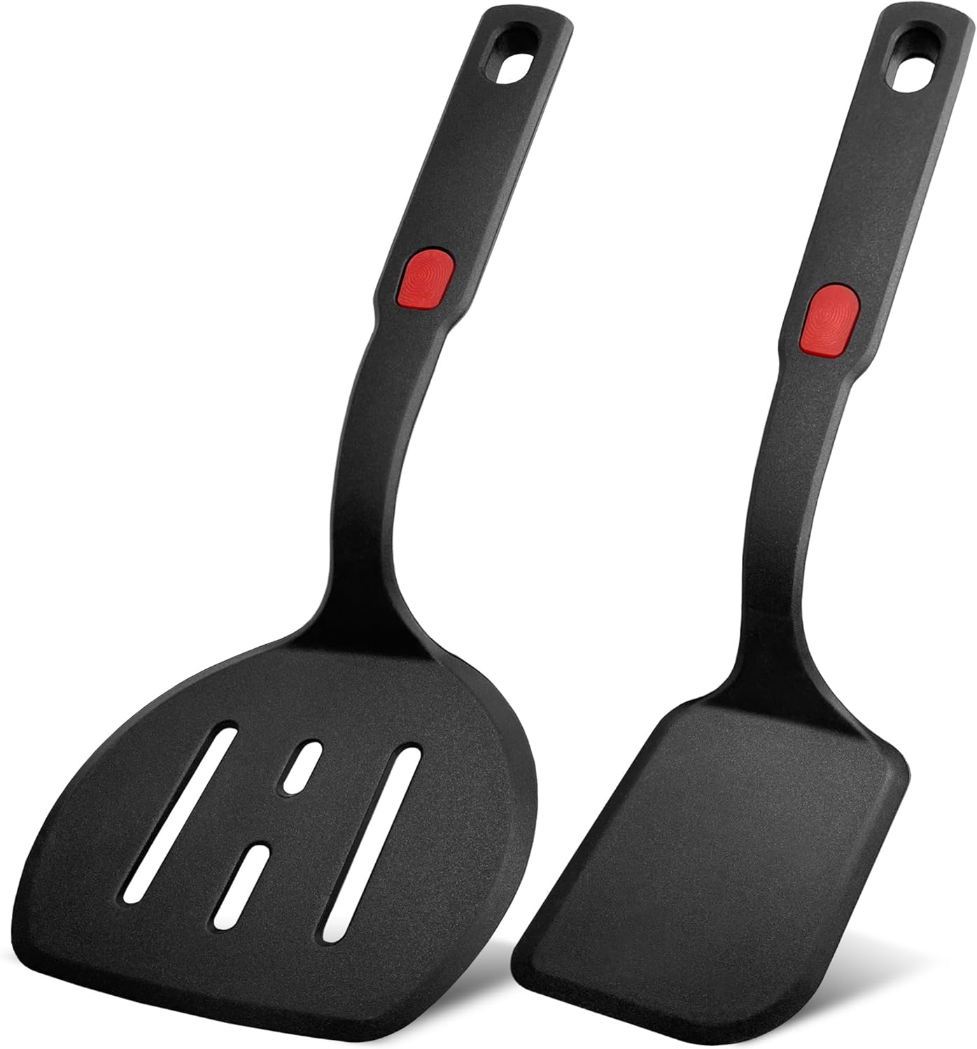 Heat Resistant Silicone Cooking Spatula and Spoon Set | BPA Free, For Nonstick Cookware, Large Cooking Utensils, For Serving, Mixing, Scraping, Dishwasher Safe