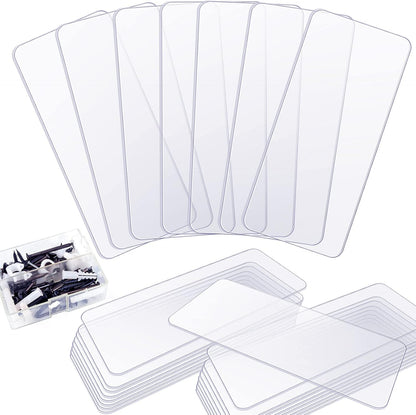 Yookeer 16 Pack 4.25 x 2 in Drawer Dividers for Plastic Storage Bins Storage Hardware Cabinet Dividers for Teacher Toolbox, Small Parts Organizer, Screw Organizer