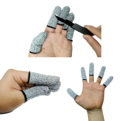 14Pcs Anti-Cut Finger Heavy Reusable Safety Protector Covers for Work -