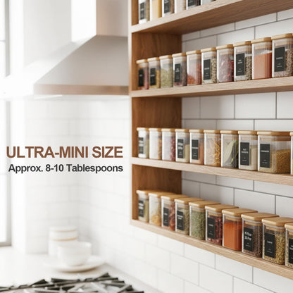ComSaf 2Pcs Large Glass Storage Containers with Lids 4Qt, 1 Gallon Wide Mouth Flour Sugar Storage Containers, Large Capacity and Sealed for Rice, Cereal, Oat, Easy Clean and Scoop, Pantry Organization
