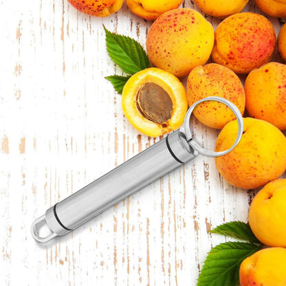 Hemoton 2 Pcs Stainless Steel Fruit Vegetable Corer Set