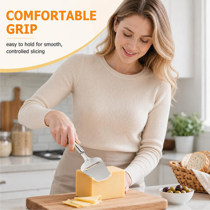2Pcs Stainless Steel Cheese Slicer Cutter Plane Shaver
