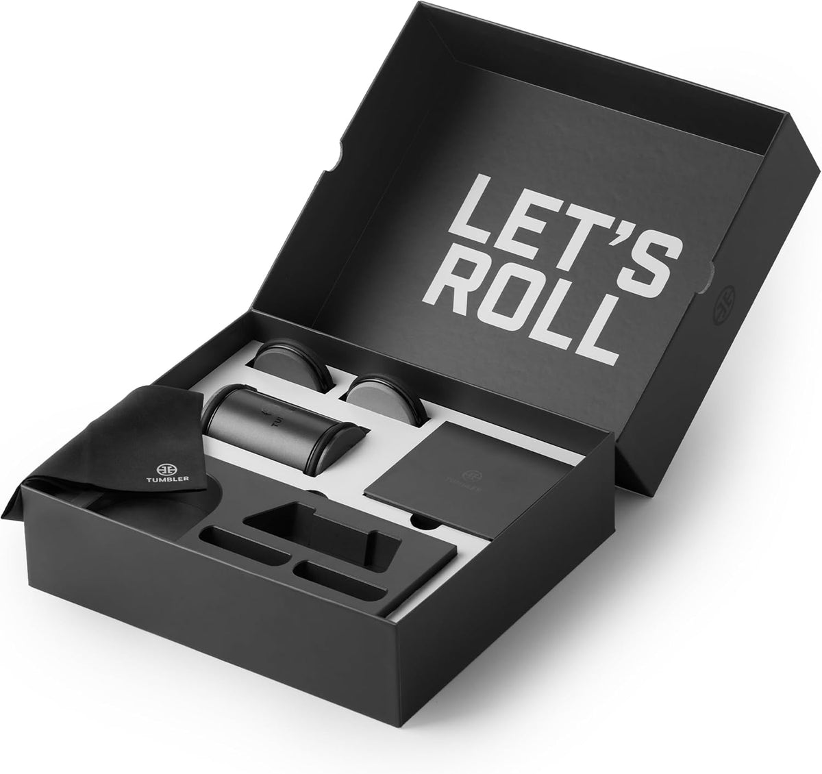 Tumbler Rolling Knife Sharpener Starter Set - Knife Sharpening Made Easy - Complete Gift Set