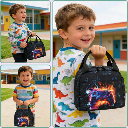 CAMTOP kids lunch bag Cute Insulated lunch box for Boys & Girls Leakproof loncheras for school