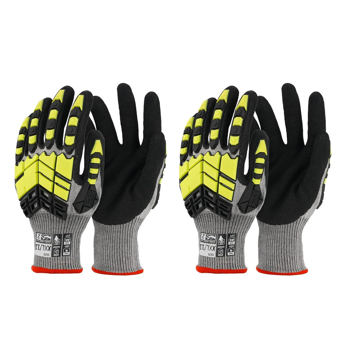 Safety Work Gloves,Impact Gloves for Men Women