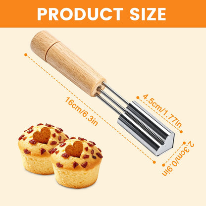Vegetable Cutters Shapes, Mini Pie Cookie Biscuit Mold, Cupcake Corer Tool