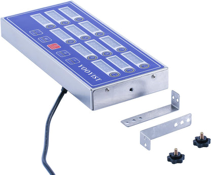 Commercial Kitchen Timer 12 Channel Digital Loud Alarm Cook Timer