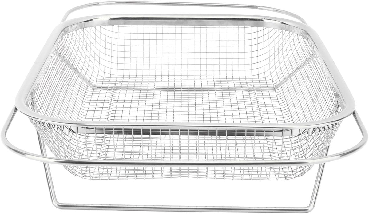 Stainless Steel Sink Strainer, Mesh Drain Basket with Grip Handles for Straining Vegetables Draining Fruits Kitchen Use