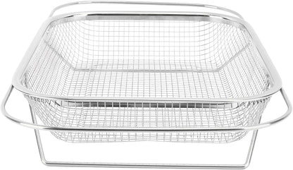 Stainless Steel Sink Strainer, Mesh Drain Basket with Grip Handles for Straining Vegetables Draining Fruits Kitchen Use