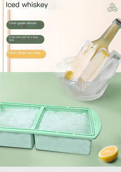 2 Cup Silicone soup Freezer Molds - Non-Stick Meal Prep Trays for Soups, Sauces, Smoothies & Desserts | Easy Release, Dishwasher Safe, BPA-Free (blue, 500ml)