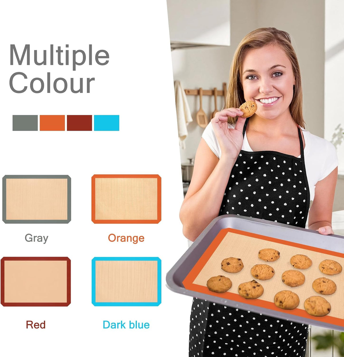 Silicone Baking Mat, Nonstick & Reusable
