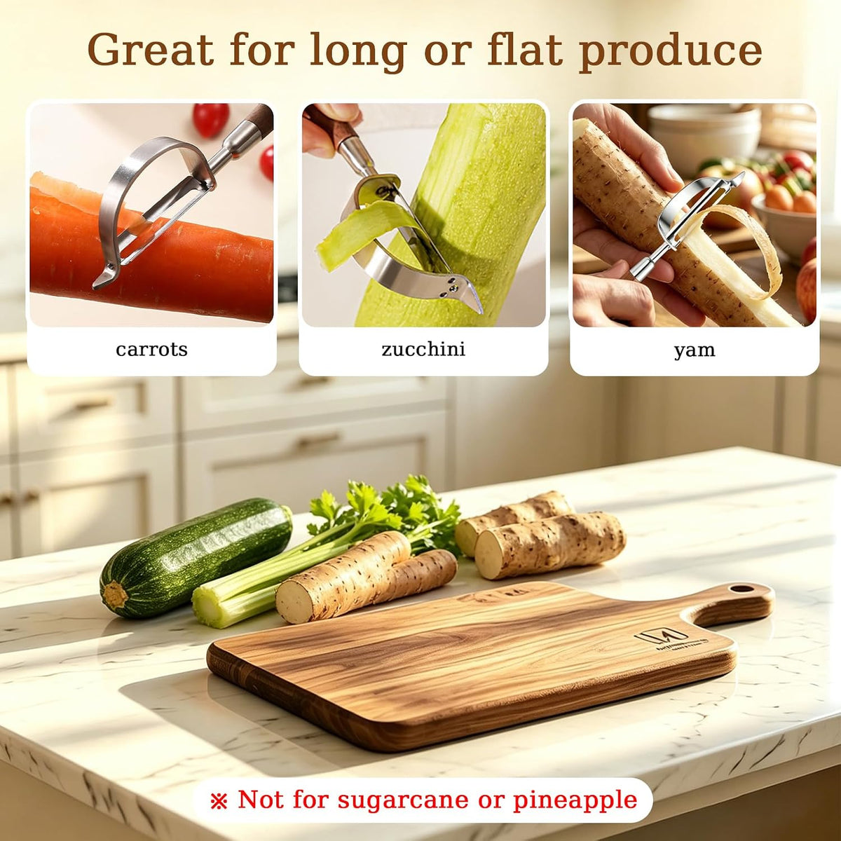 3 Pcs Fruit & Vegetable Peeler Set