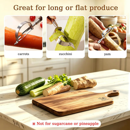 3 Pcs Fruit & Vegetable Peeler Set
