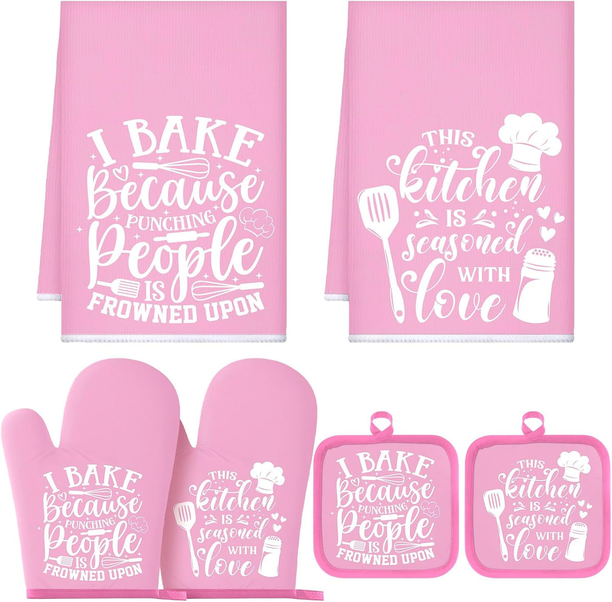 Sratte 6 Pcs Farmhouse Kitchen Decor Accessories Set