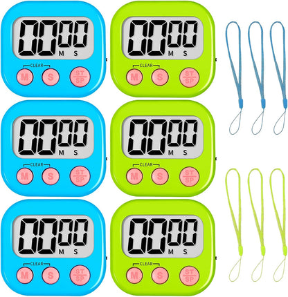 ZILLEEN Classroom Timer for Kids Teachers Digital Timers Blue Green