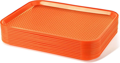 New Star Foodservice Fast Food Tray, Set of 12 (Black, 12 by 16-Inch)