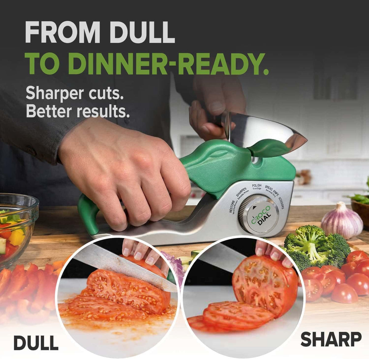 5-in-1 Knife Sharpener for Straight & Serrated Knives