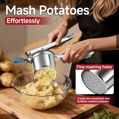 Potato Ricer for Mashed Potatoes-Stainless Steel 15oz