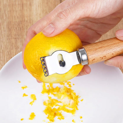 Ouligay Lemon Zester, Channel Knife, Peeler, Stainless Steel Bartender Accessories for Cocktail Garnish, Citrus Orange and Lemon Peeler - Bar Accessories for Home