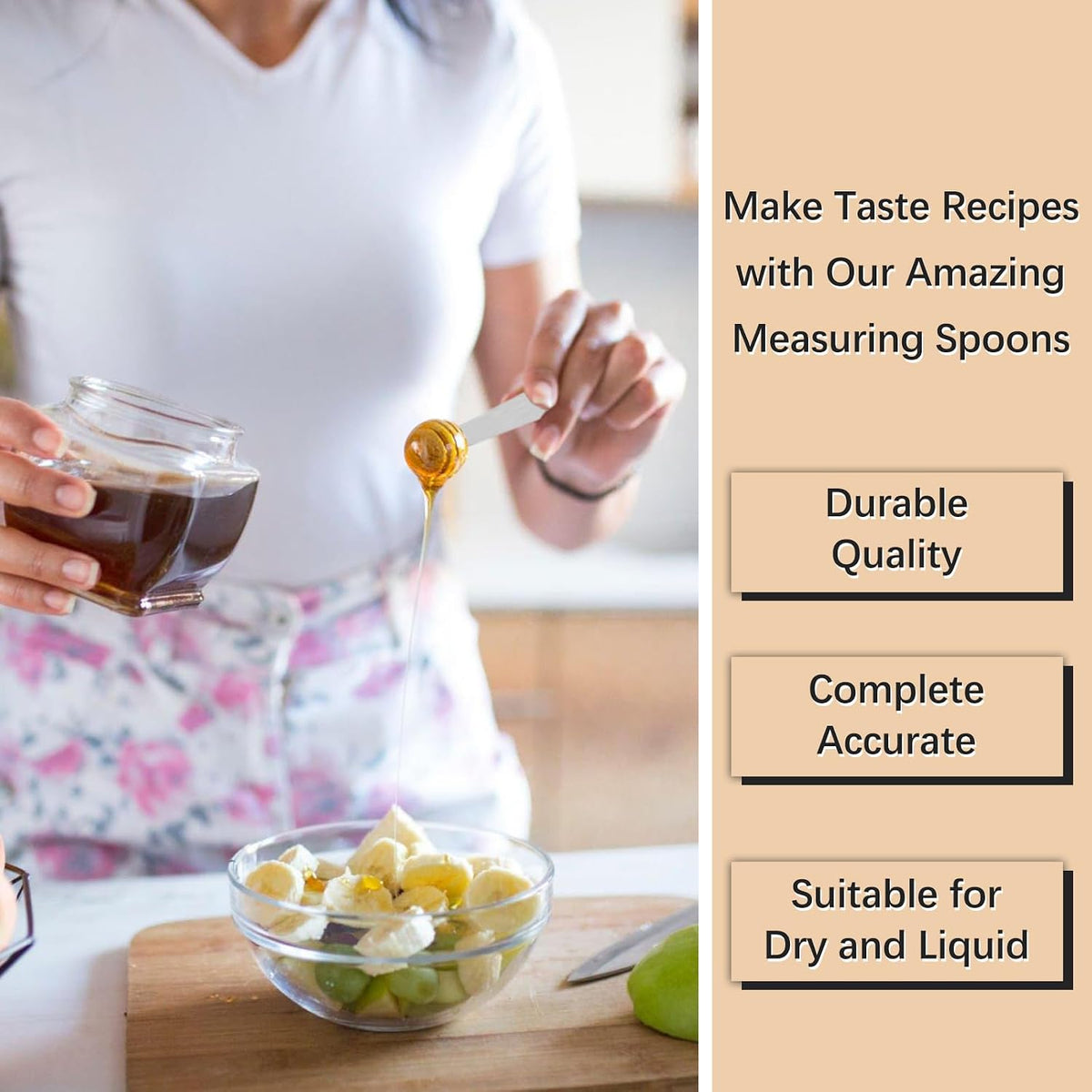 1tsp(1/3tbsp, 5ml) Measuring Spoon, Stainless Steel Teaspoon