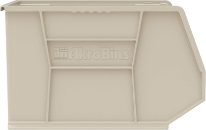 Akro-Mils 30270 AkroBins Plastic Storage Bins, Space-Saving Stackable Bins for Garage, Pantry, Craft Organization, 18" x 16" x 11", Clear, 3-Pack