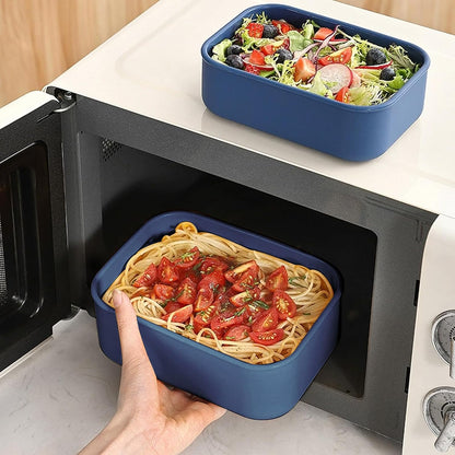 8 PCS 1 Cup Silicone Freezer Molds with Lid, 500ML/17OZ Silicone Soup Freezer Molds Meal Prep Containers Reusable Food Preserving Tray Ice Trays for Soups Sauces Stews (blue, Small)