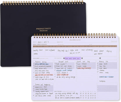 Weekly Meal Planner with Recipes and Grocery List Magnetic Notepad For Fridge - 8.5x11'' Menu Planning Pad With 54 Sheets Tear Off Shopping List For Family Dinner Menu and Meal Prep Planning