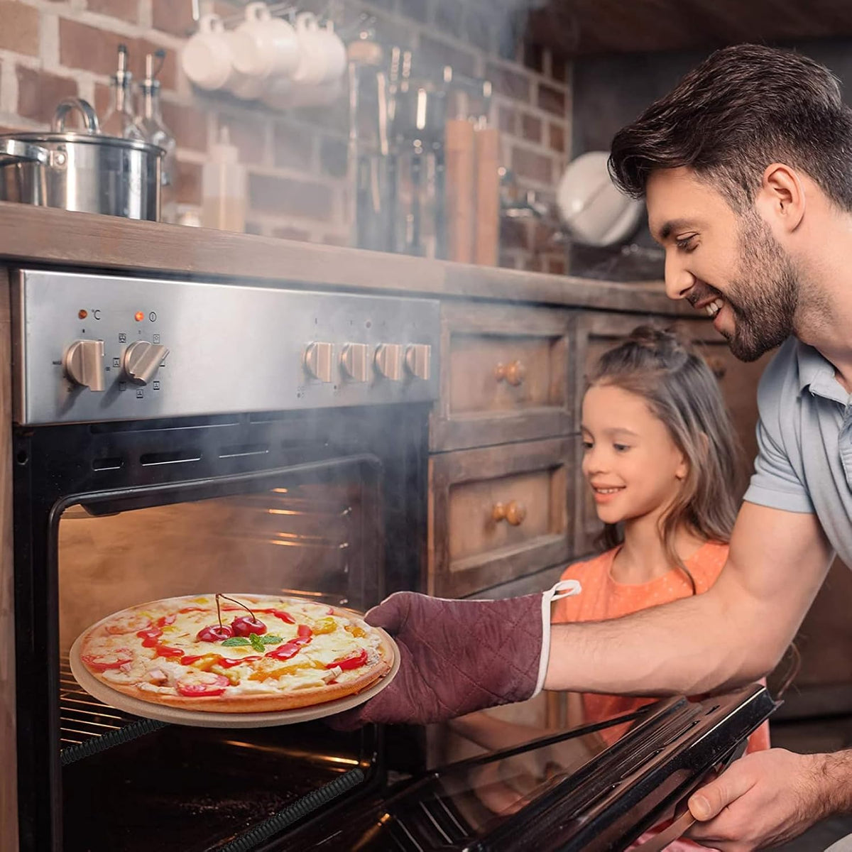 4Pcs Oven Shelf Protectors, Heat Resistant Oven Guards for Inside The Oven, Oven Shelf Edge Guards Silicone Oven Shelf Guards, Safe Oven Rack Protectors for Kitchen Baking Accessories.