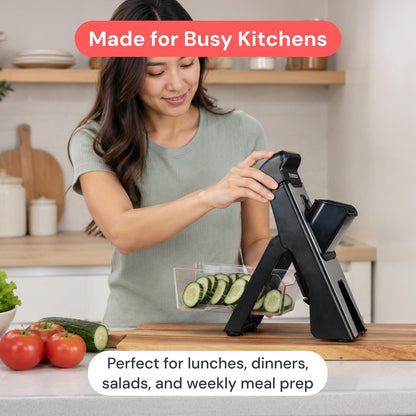 Fullstar Safer Mandoline Slicer for Kitchen Adjustable Veggie & Food Slicer