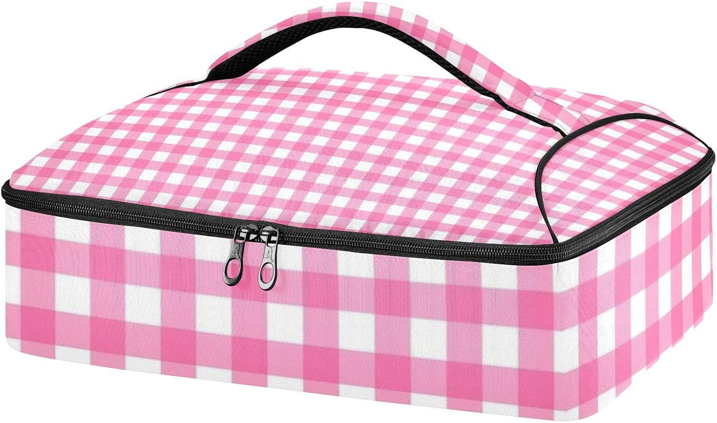 Casserole Carriers for Hot or Cold Food Reusable Casserole Dish Carrier Insulated Thermal Large Capacity Durable Perfect for Party Camping Family Gatherings Yellow Fish - Colors B