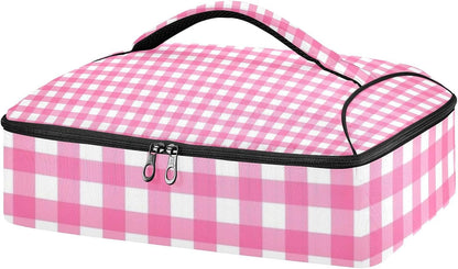Casserole Carriers for Hot or Cold Food Reusable Casserole Dish Carrier Insulated Thermal Large Capacity Durable Perfect for Party Camping Family Gatherings Yellow Fish - Colors B